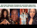 Destiny rubb out rosealee n swiss lee wicked for dissing tnice rose respond