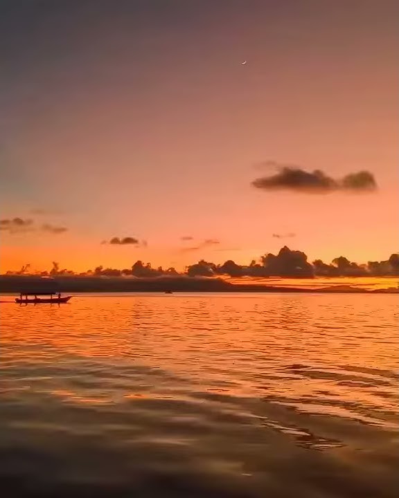 Story wa senja pantai (polosan)