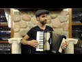 How to Play 12 Bass Piano Accordion - Lesson 1 - One Chord Song in C Major - Row Row Row Your Boat