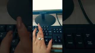 shortcut key to decrease to font size #shorts#computereducation