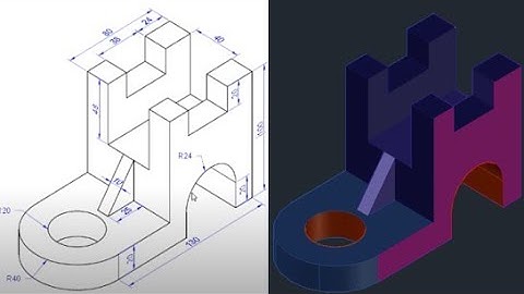 AutoCAD 3D Mechanical Drawing Tutorial - 1 || AutoCAD Drawing Tutorial for Beginners || 3D AutoCAD