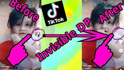 How to tiktok invisible dp | Tiktok profile picture invisible tricks |