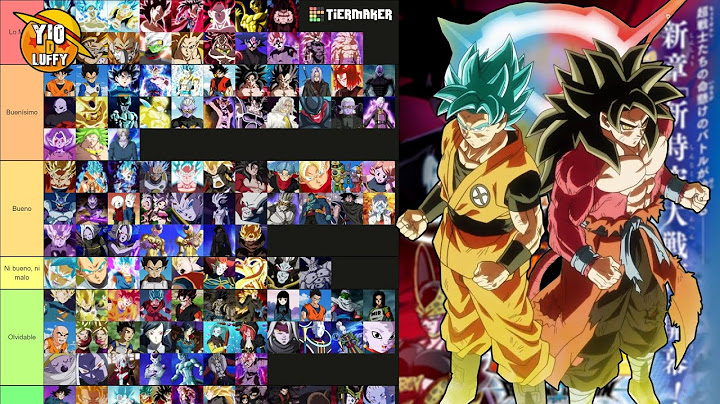 Todos los Personajes de Dragon Ball Heroes (Temporada 1 y 2) - Tier List