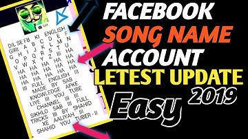 How to creat long song name id on facebook 2019 hindi | latest tracks song name account |