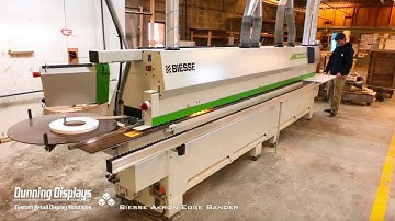 Business Video for Dunning Displays biesse akron edge bander