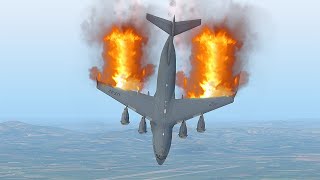 World's Heaviest C-17 Nose Dive Crash After Takeoff | XP11 by ANHVGTA 3,171 views 9 months ago 6 minutes, 20 seconds