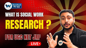 Social work research, scope importance by Patit Sir #ugcnetexam #research