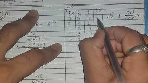 ધોરણ-12 Ch- 2 સુરેખ સહસંબંધ, સ્પિયરમૅન ની ક્રમાંક સહસંબંધ ની રીત ના‌ ટુંકા દાખલા