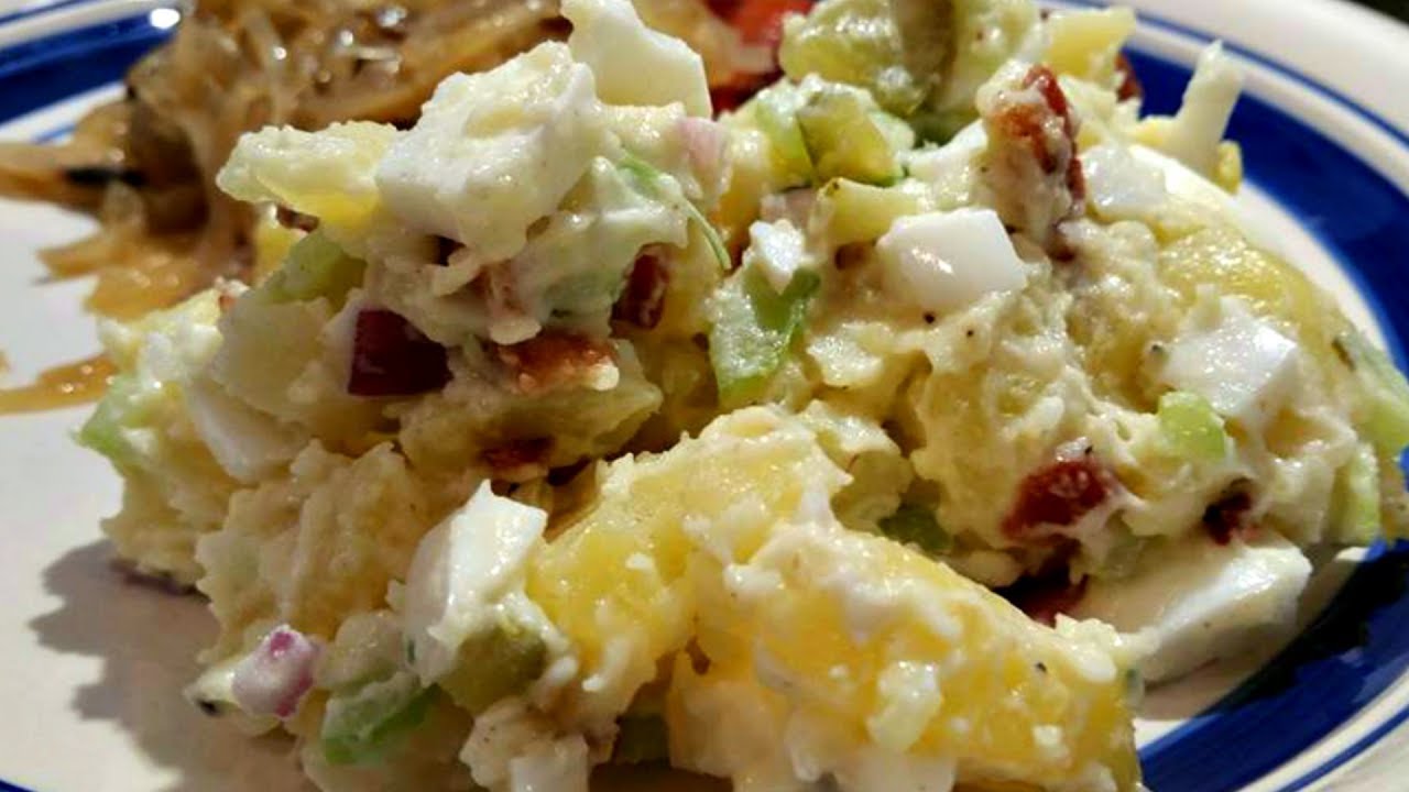 How to Make PERFECT Potato Salad - with BACON in it - YouTube