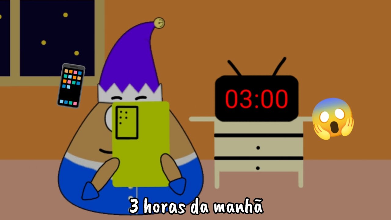 O POU MEXEU NO CELULAR ÀS 3 HORAS DA MANHÃ! 📱😱 | FAMÍLIA DO POU