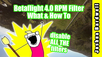 Betaflight 4.0 RPM Filter | HOW TO TRY IT OUT EARLY
