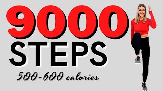 🔥9000 STEPS🔥FAST WALKING WORKOUT for Weight Loss🔥SWEATY FAT BURNING POWER WALK for WEIGHT LOSS🔥