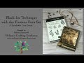 Black Ice Technique with the Forever Fern Set! - A Facebook Live Event!