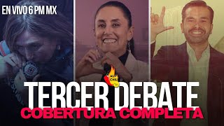Tercer #DebatePresidencial | Sheinbaum VS Xóchitl ¿Y Máynez?
