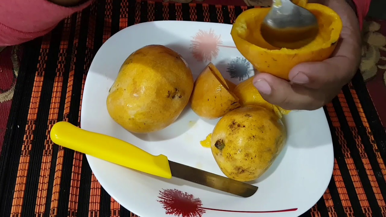 Fastest easiest mess free way to eat any type of Mango YouTube
