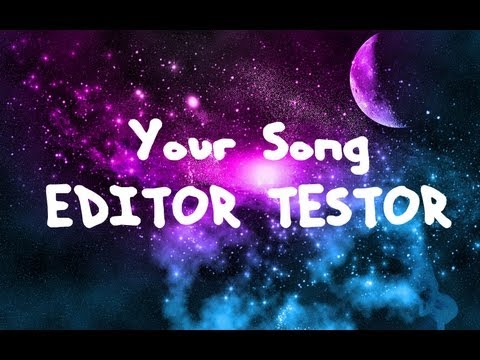Ellie Goulding - Your Song - Editor Testing
