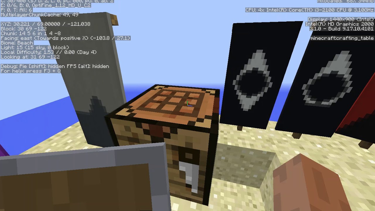 Cara Buat Banner Assassin Creed Di Minecraft Youtube