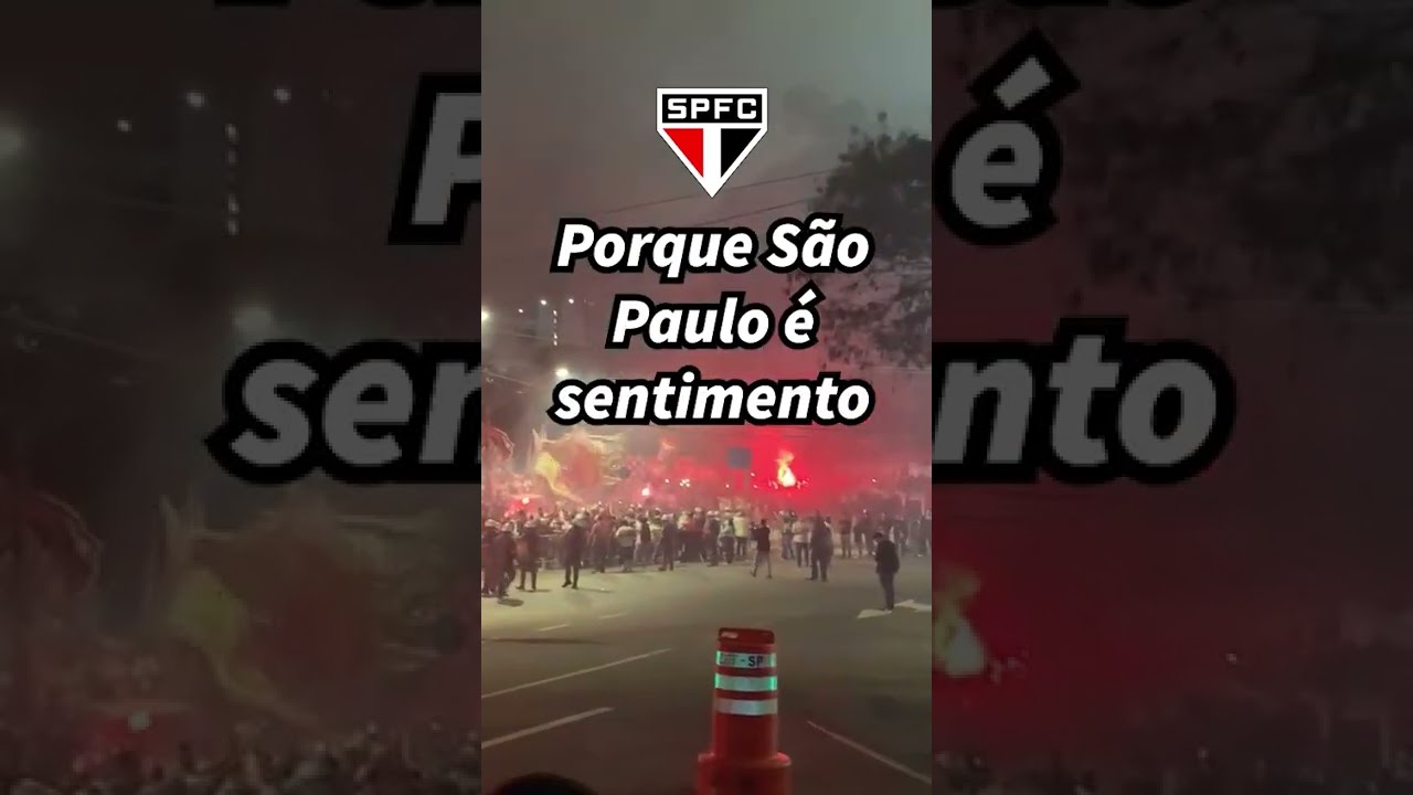 FESTA ABSURDA DA TORCIDA DO SÃO PAULO! #Shorts