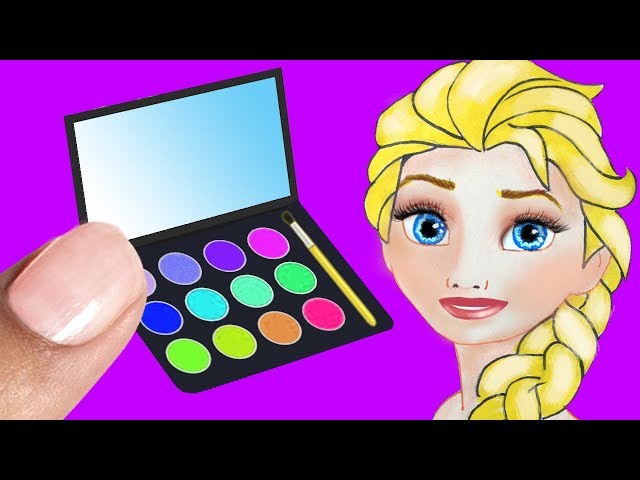 Paper Dolls Elsa Frozen Makeup Set