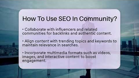 How To Use SEO In Community? - Everyday-Networking