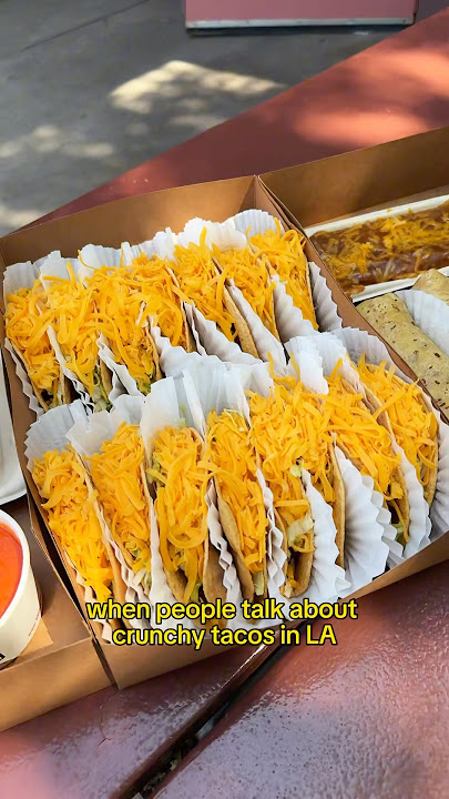 LA’s most iconic crunchy taco! #shorts