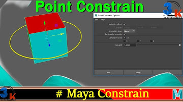 Maya Point Constraint | Maya Constraint | Constrain Tutorial Maya | Maya Basic Rigging | Rig Intro