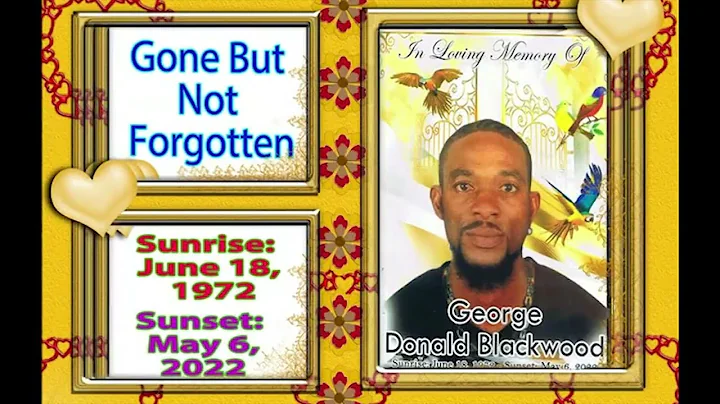 George Donald Blackwood Funeral Service (Official ...