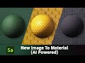 Create pbr materials from a single image in substance 3d sampler  adobe substance 3d