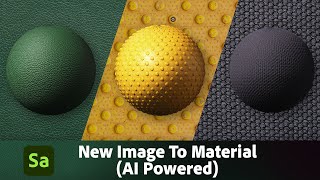 Create PBR Materials From a Single Image in Substance 3D Sampler | Adobe Substance 3D