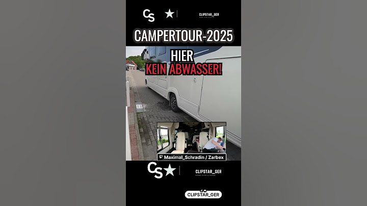 Hier KEIN Abwasser! Mach das AUS! Zarbex und Schradin Campertour-2025 Stream Highlight Clip.