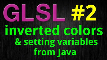 GLSL - OpenGL Shaders (LibGDX) | Episode 2 - inverted colors and communication with java