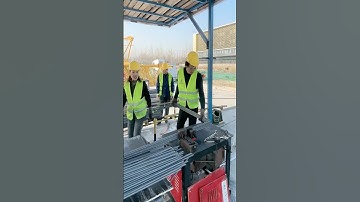 Rebar stirrup bending process #goodtools #smartwork