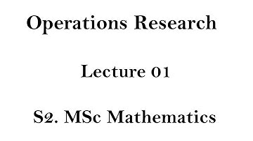 Operations research Lecture 1:  Introduction Convex sets