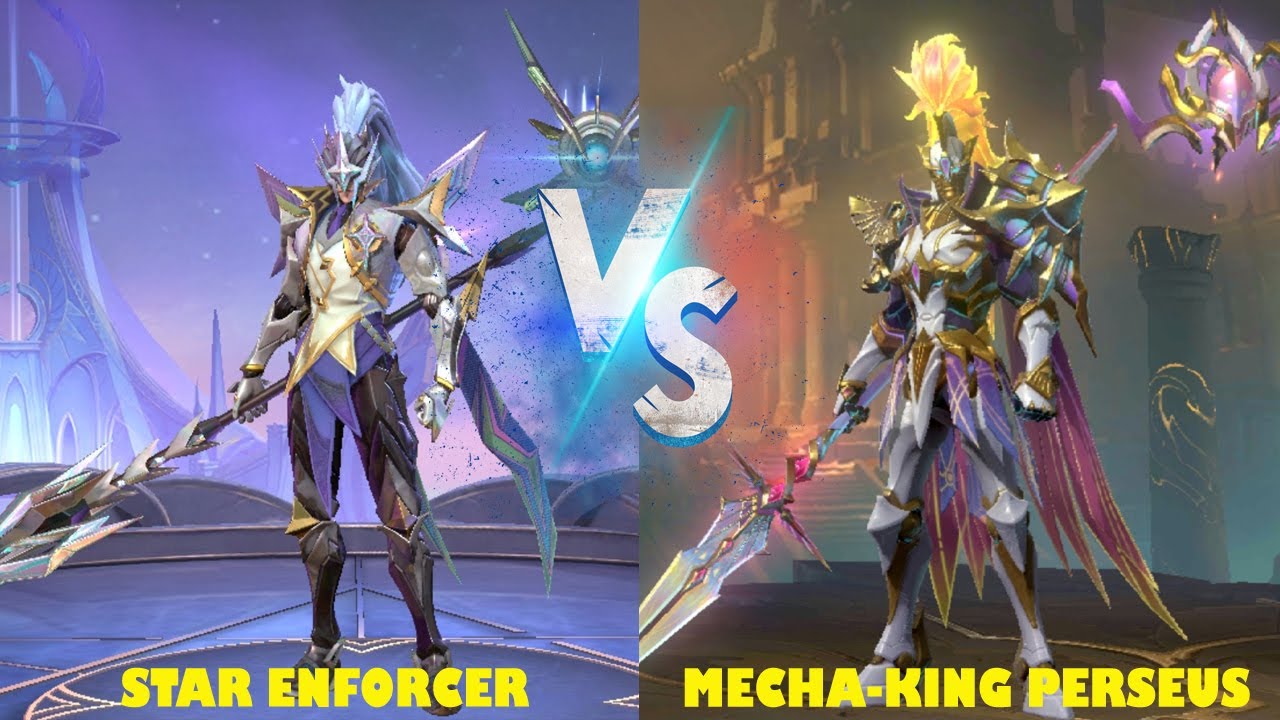 СРАВНЕНИЕ ОБЛИКОВ ALPHA MECHA KING PERSEUS VS ALPHA STAR ENFORCER