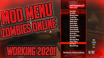 BO2 MOD MENU PC! - BO2 ZOMBIES ONLINE MOD MENU WORKING 2020!