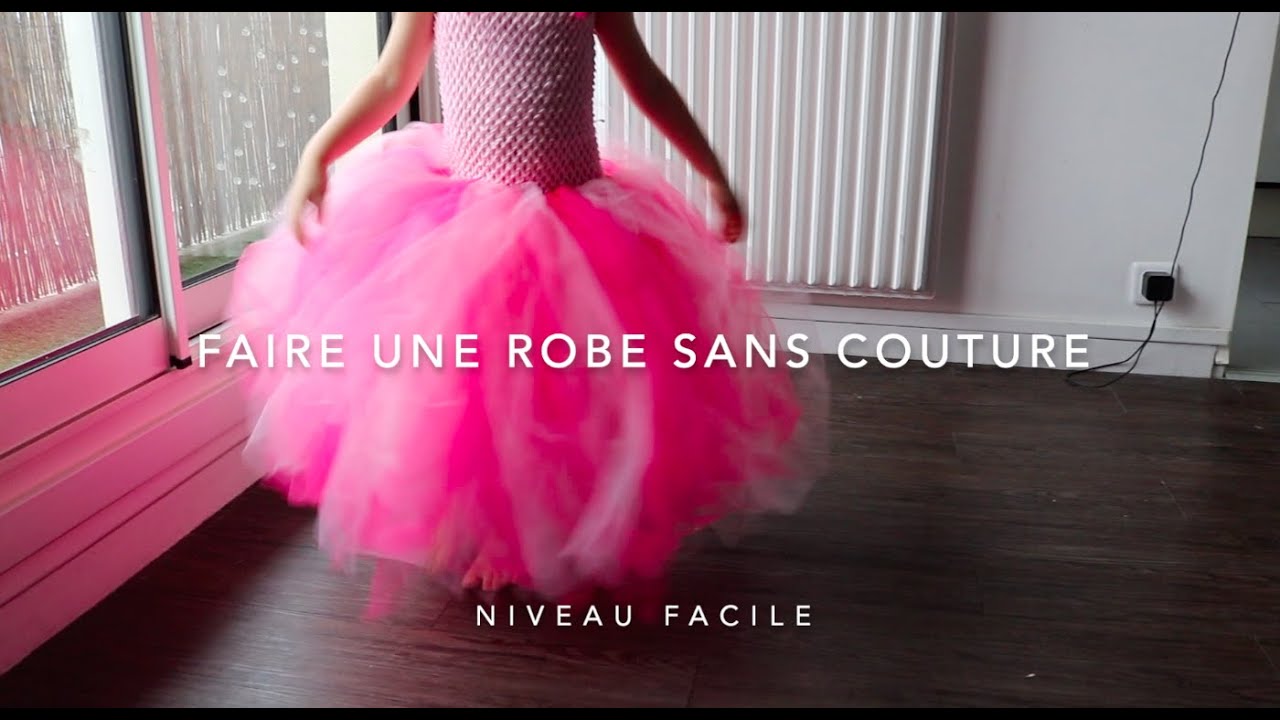 Tuto : Une robe de princesse sans couture - YouTube