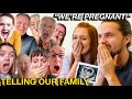 Telling Our FAMILY We're Having a Baby! *Emotional Reactions*