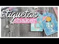 ETIQUETAS SHAKER con TROQUELES de TIM HOLTZ (Sizzix)