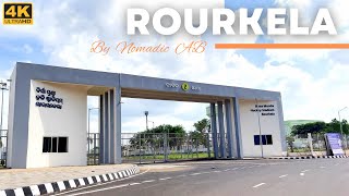 Rourkela : [4K] Drive | Birsa Munda International Hockey Stadium & Rourkela Airport | Chhend Colony