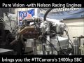 Pure vision ttcamaro engine on the dyno