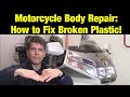 How to repair cracked and broken plastic on your motorcycle bodywork