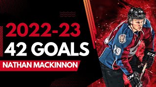 NATHAN MACKINNON 2022-23 - 42 GOALS IN 71 GAMES