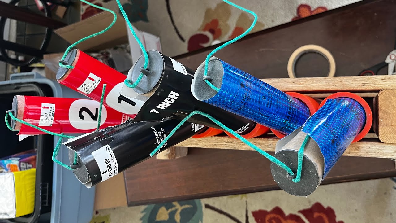 6 Shell Firework Comparison - YouTube