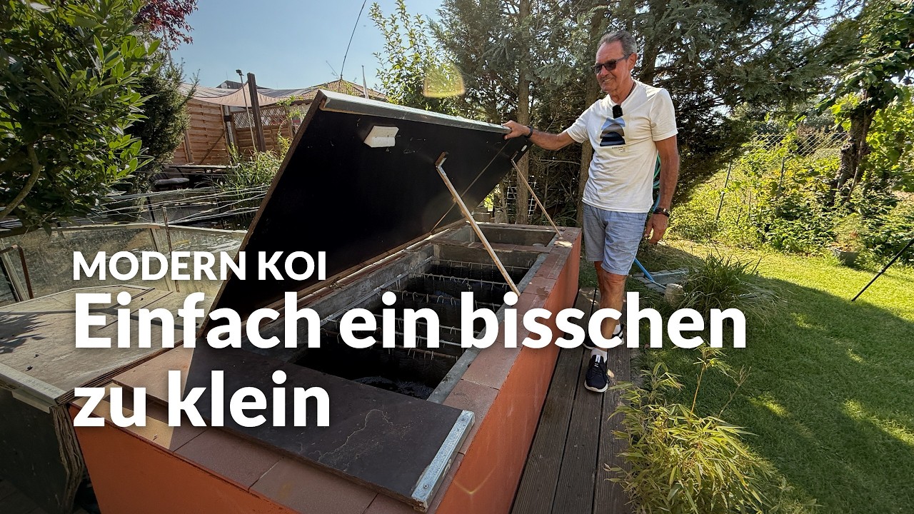 Lothars selbstgebauter Bürstenfilter | Modern Koi Blog #8241