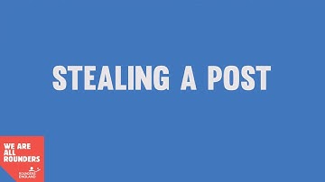 Stealing a post in rounders