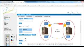 How to configure ERPS v.2 Ethernet Ring Protection Switching feature in Web GUI