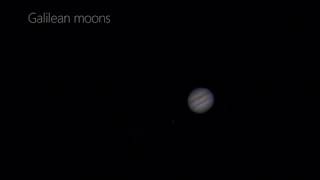 Jupiter &amp; Galilean moons  木星とガリレオ衛星