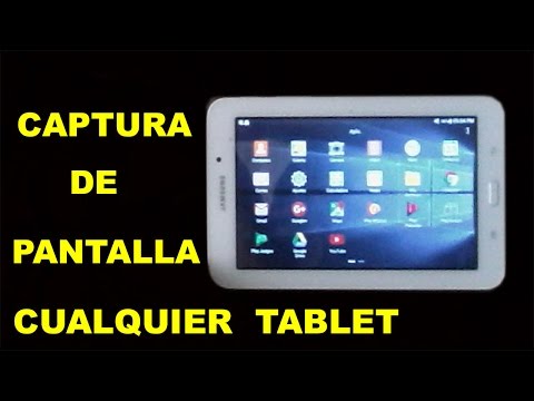 Tablet Samsung Captura de Pantalla