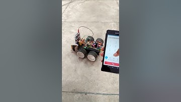 Cellphone controlled robot car using DTMF