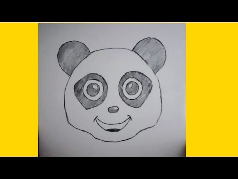 Panda Yuz Cizimi Kolay Hayvan Cizimi Youtube